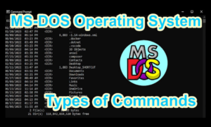 MS-DOS Internal Commands | Type of Commands of DOS