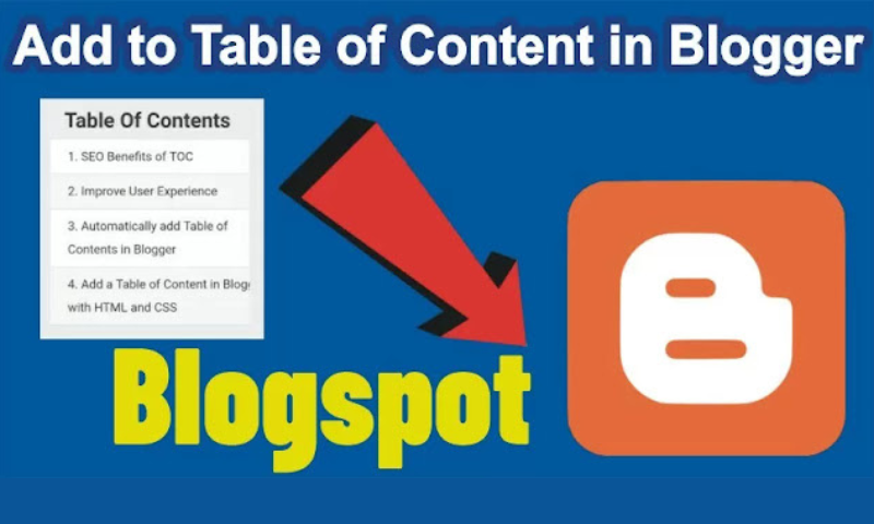 Add the Table of Contents to a Blogger Post