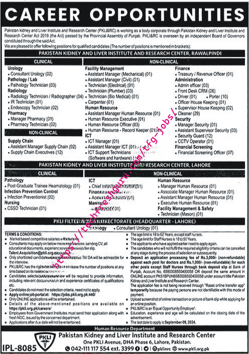 Pakistan Kidney and Liver Institute and Research Center